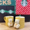Ly Sứ Starbucks Waffle Biscuit